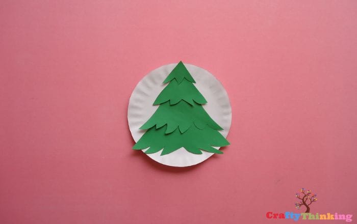 DIY Paper Plate Christmas Tree