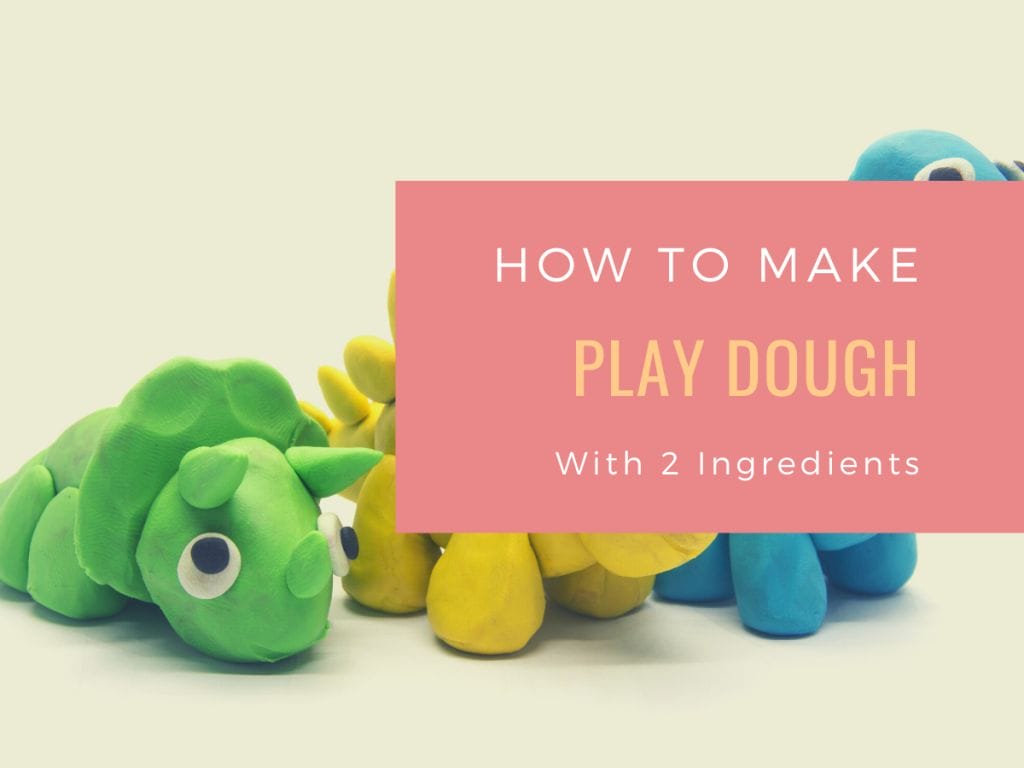How to Make Play Dough With 2 Ingredients