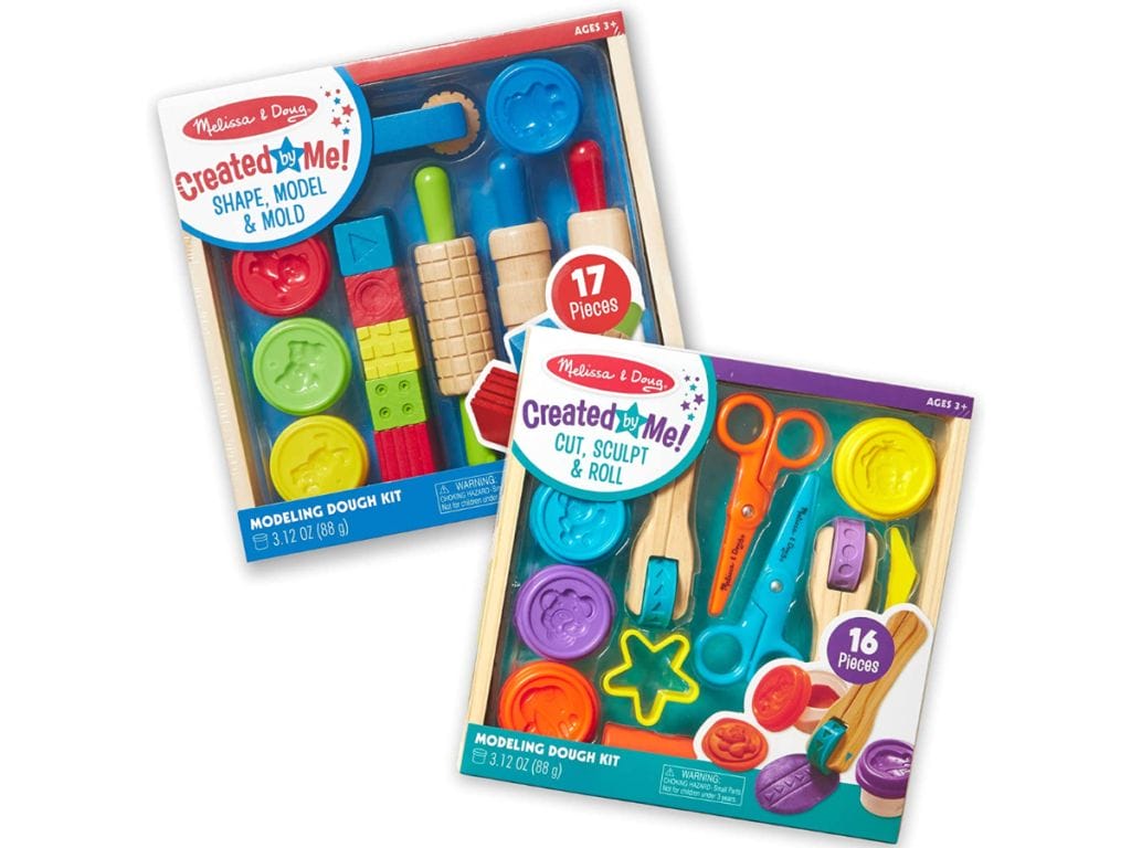 Melissa & Doug Clay Play Activity Set - With Sculpting Tools and 8 Tubs of Modeling Dough - Arts And Crafts For Kids, Modeling Clay Kits For Kids Ages 3+
