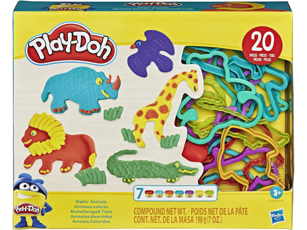 Play-Doh Makin' Animals Create It Kit for Kids 3 Years and Up with 7 Non-Toxic Colors
