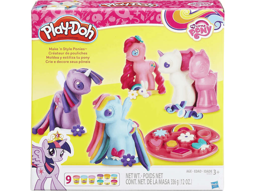 Play-Doh My Little Pony Make 'n Style Ponies (Amazon Exclusive) , Brown