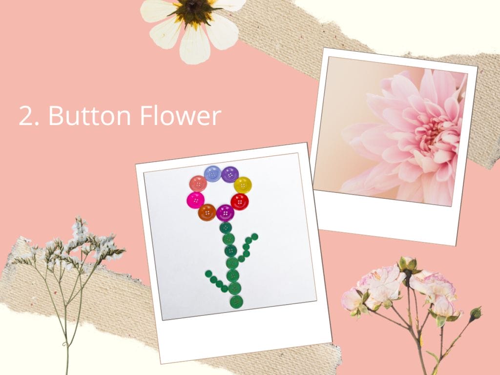 Button Flower Crafts