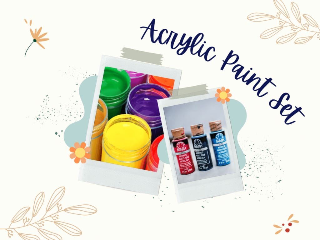 4. Acrylic Paint Set