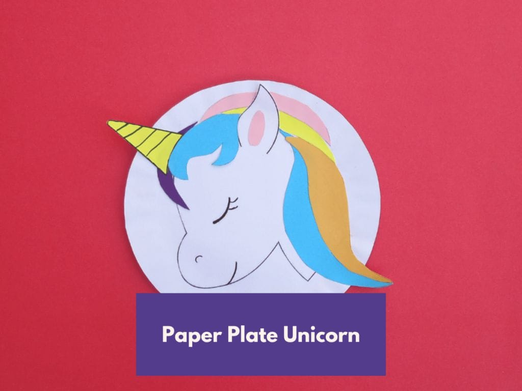 Paper Plate Unicorn