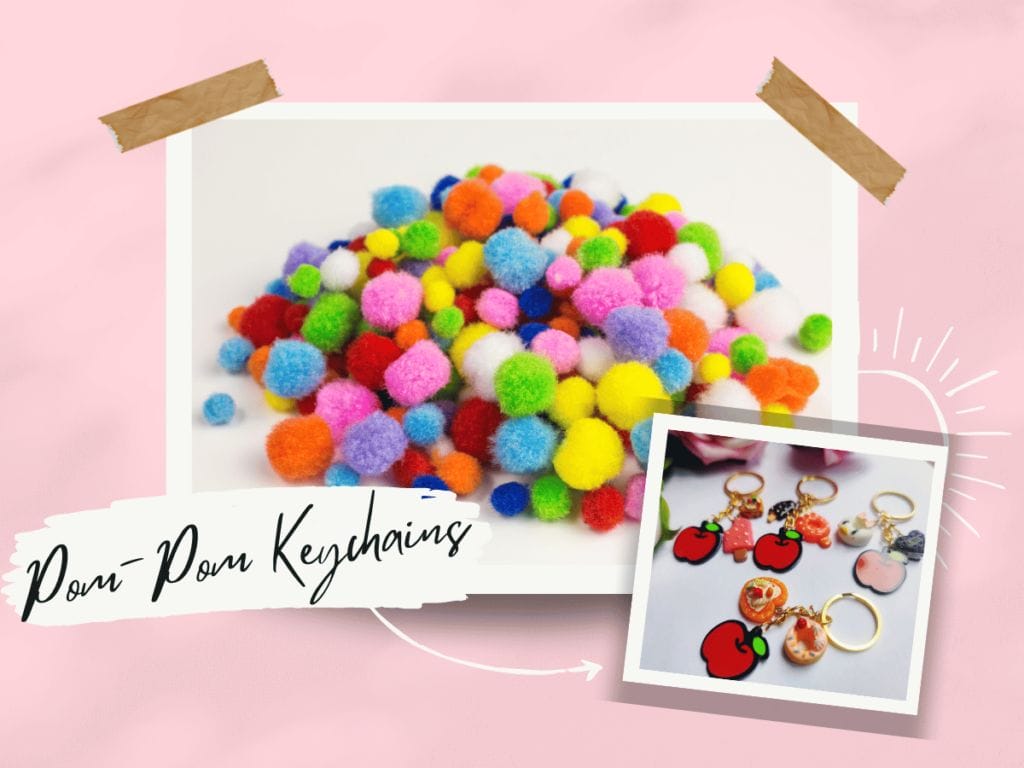 Pom-Pom Keychains