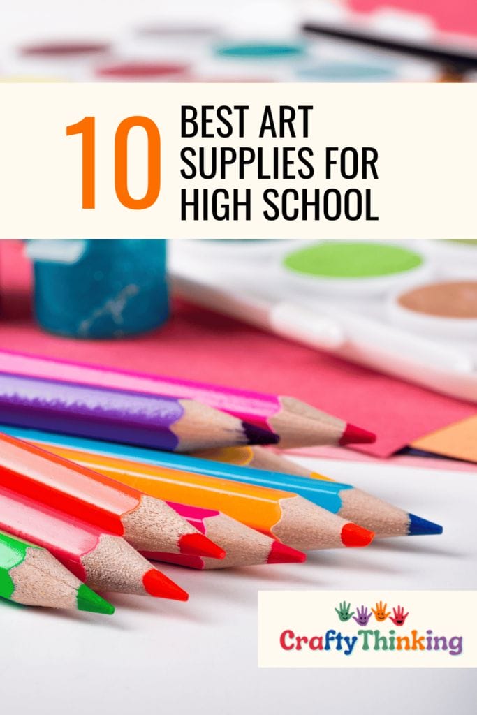 Art Supplies 101: Art Supplies List for High School the Complete Guide -  CraftyThinking