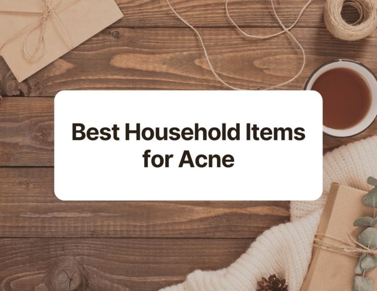 best household items for acne