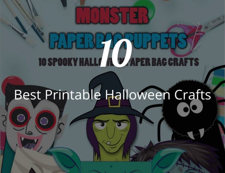 10 Best Printable Halloween Crafts for Kids to Make
