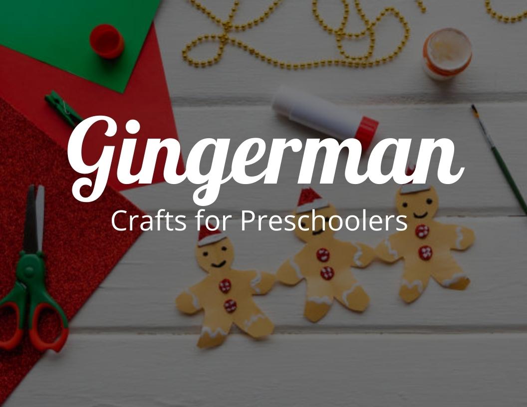 How to Make an Easy Gingerman Crafts for Preschoolers - Christmas Fun!