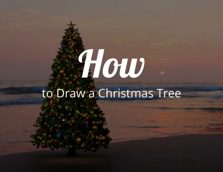 How To Draw a Christmas Tree Step by Step Tutorial