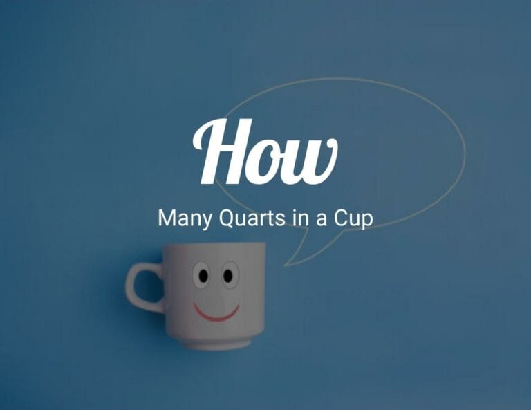 How Many Quarts in a Cup?