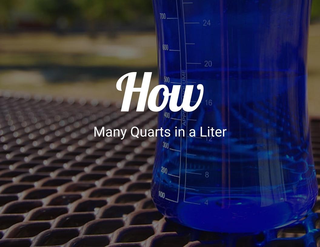 How Many Quarts in a Liter? CraftyThinking