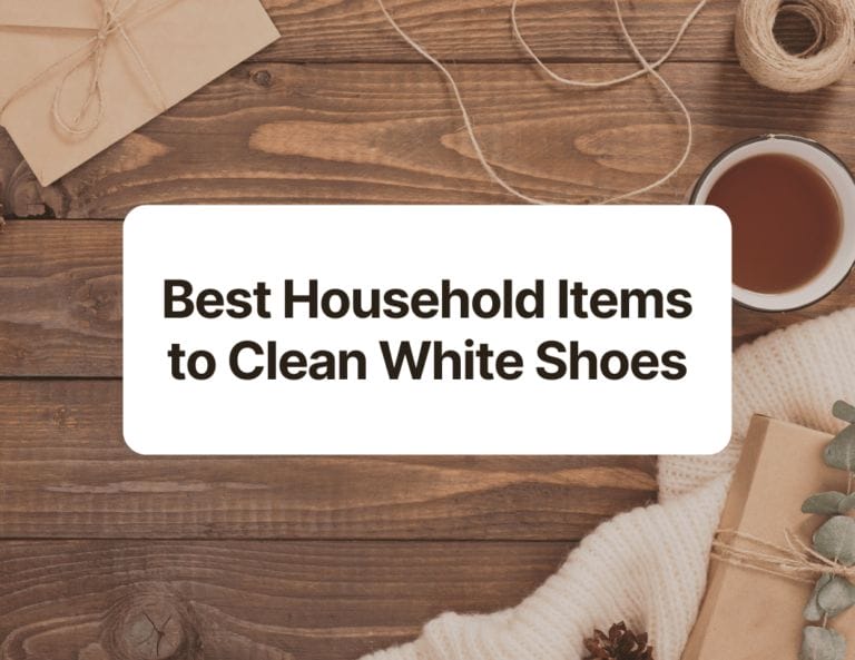 best household items to clean white shoes