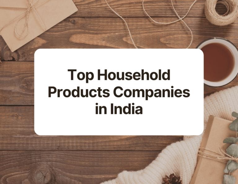 top household products companies in india