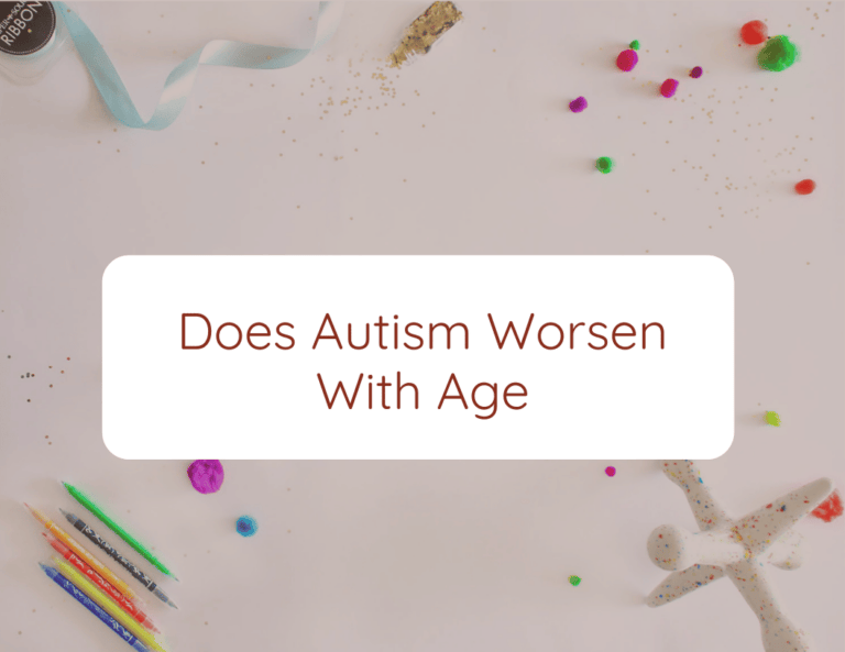 Does autism worsen with age?