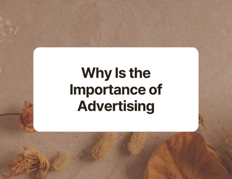 why is the importance of advertising