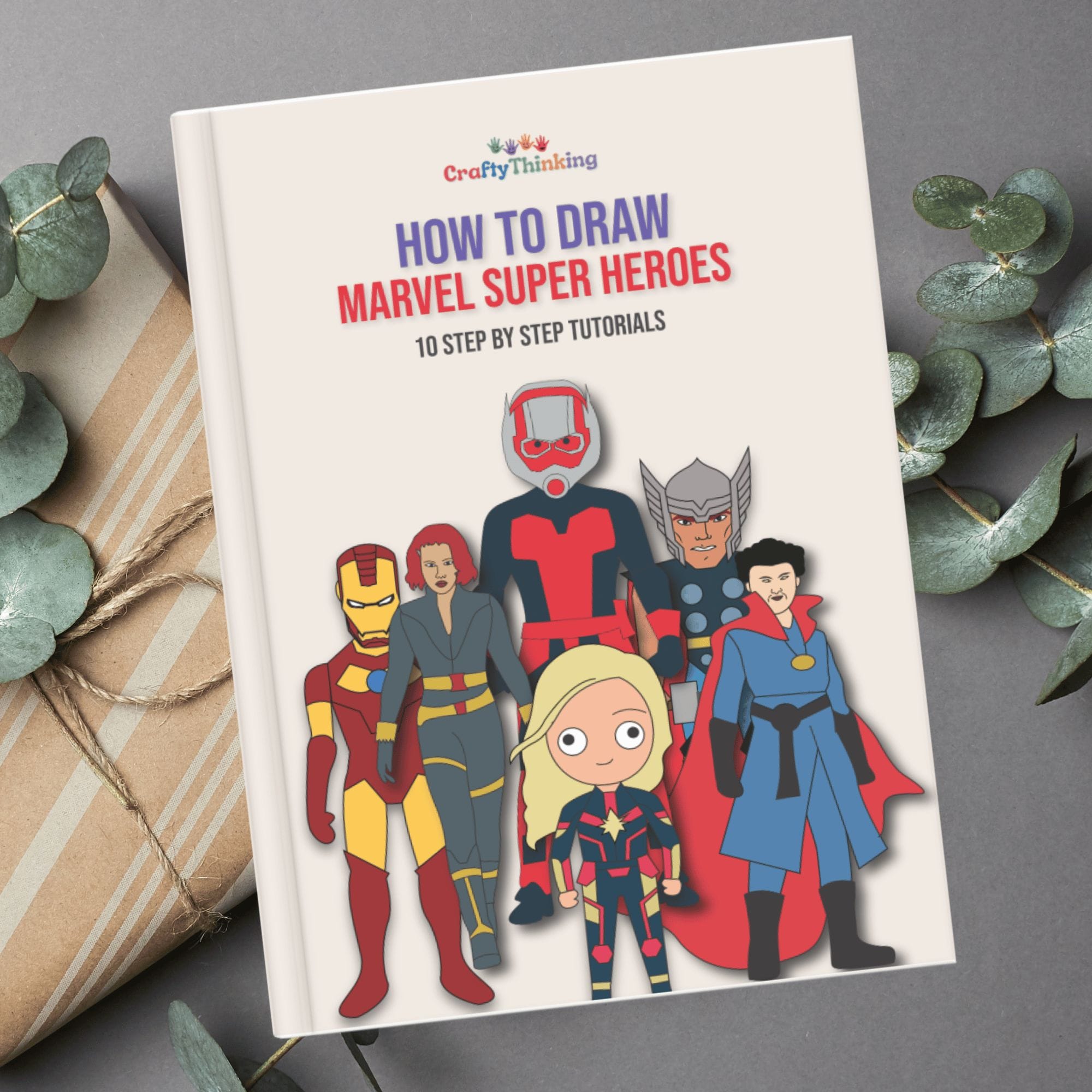 How To Draw Marvel Characters ~ Avengers, Thor, Baby Groot, & MORE Drawing  Book | eBay