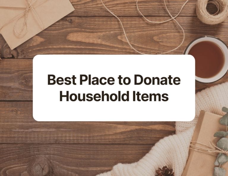 best place to donate household items