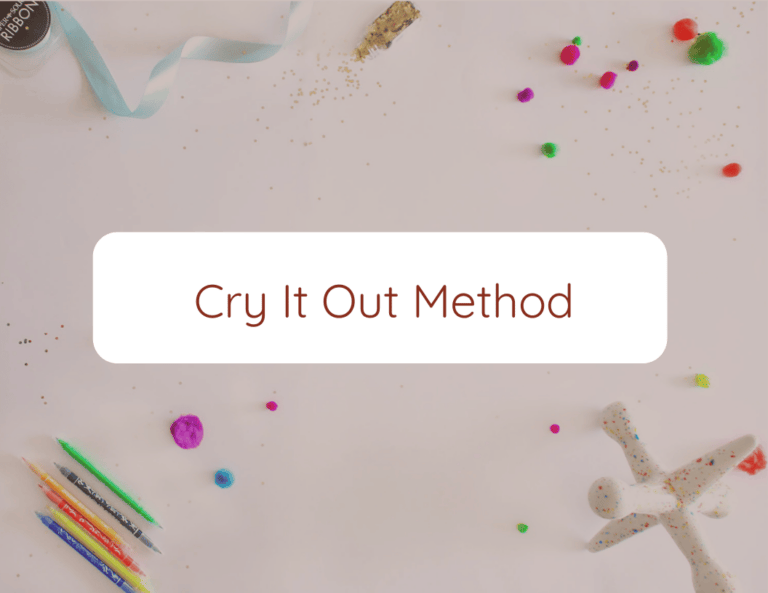 Cry It Out Method