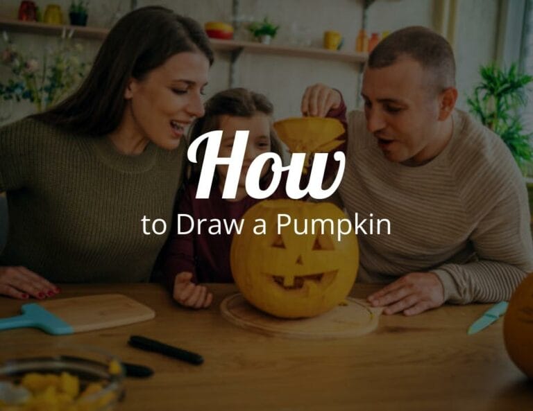 How To Draw a Pumpkin (Step by Step)