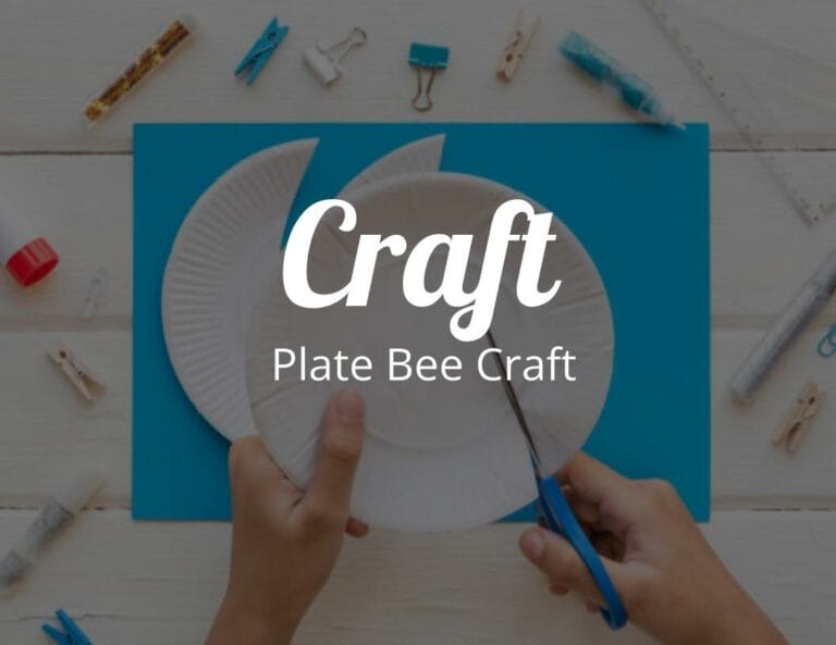 How to Create a Paper Plate Bee Craft with Free Bee Template