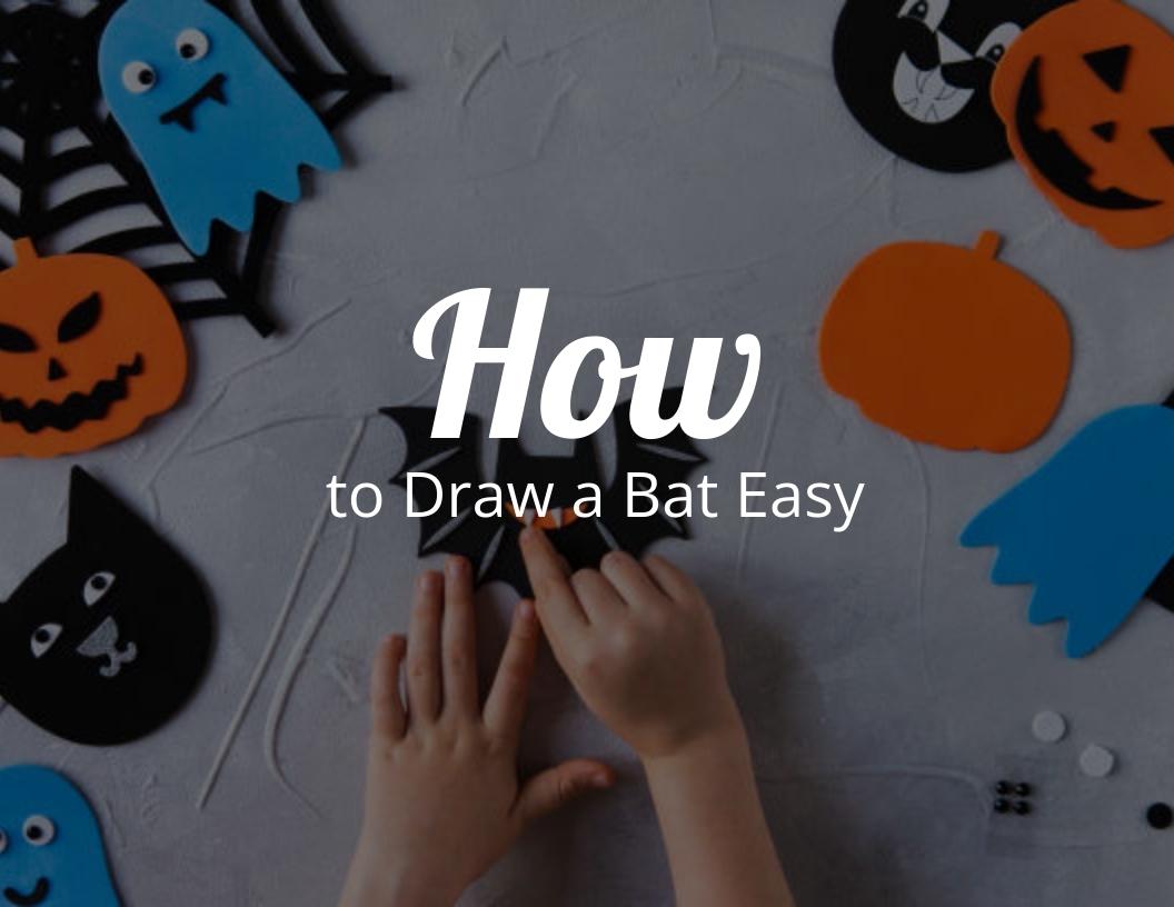 How to Draw a Bat Easy