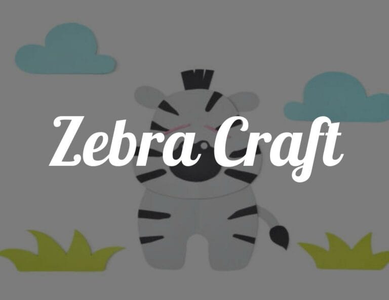 Fun Animal Crafts: Zebra Crafts with Free Printable