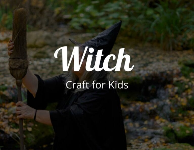 Fun Halloween Paper Crafts: Cute Witch Craft For Kids