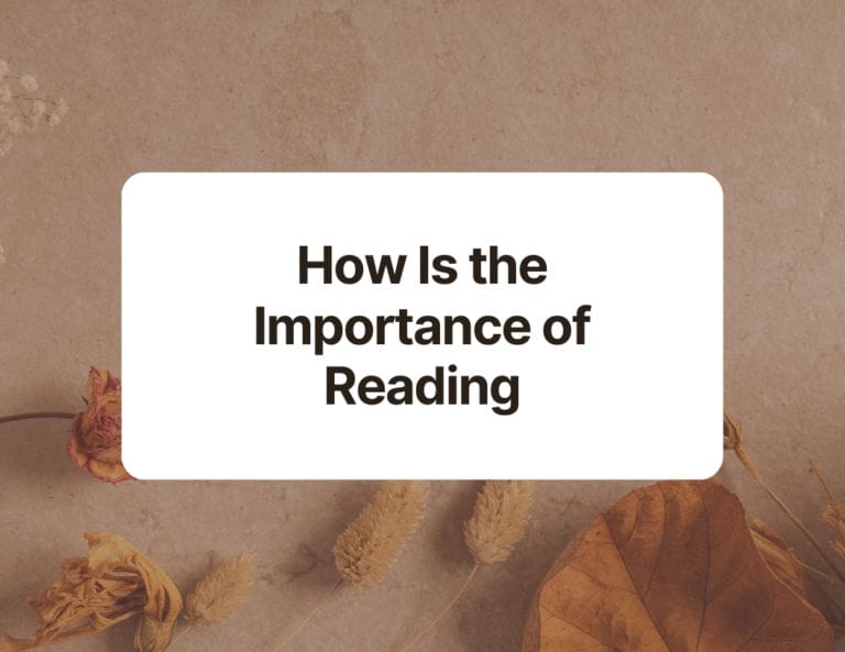 how is the importance of reading
