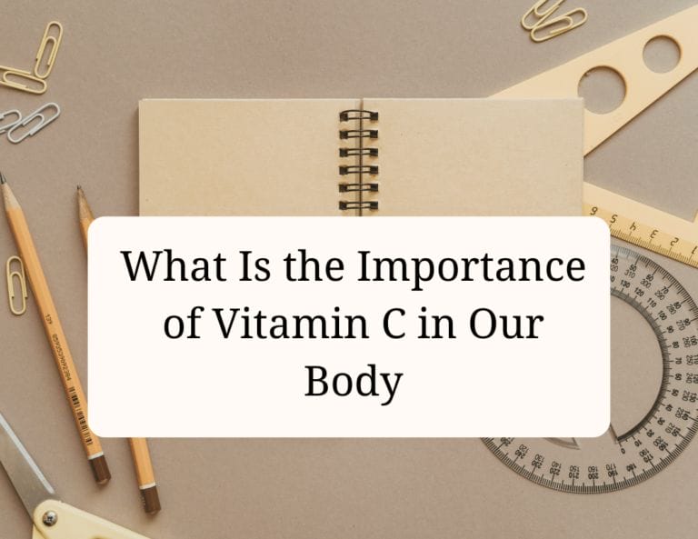 what is the importance of vitamin c in our body