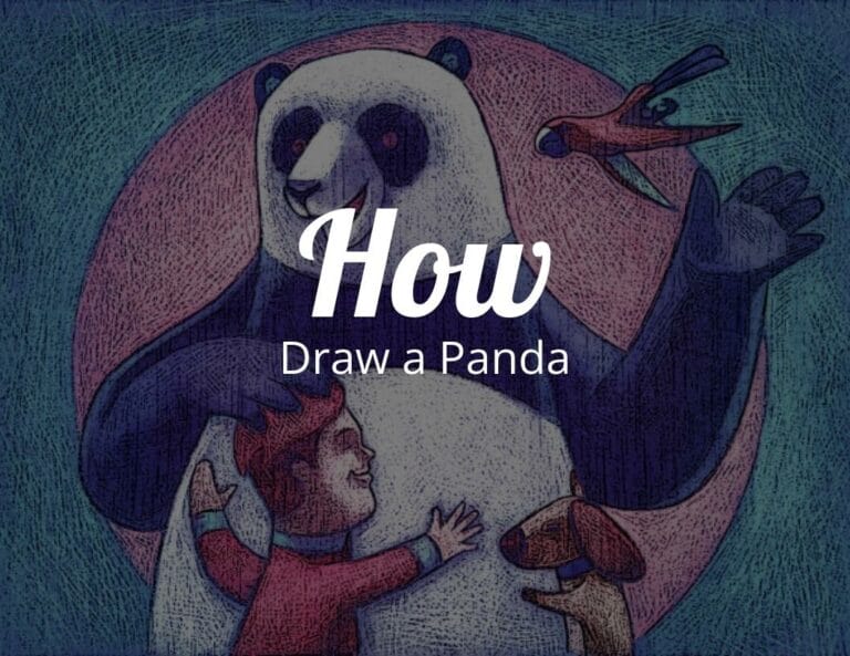 How to draw a panda?