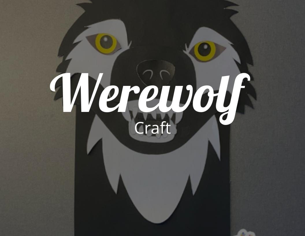Fun Halloween Paper Crafts: Werewolf Craft for Kids