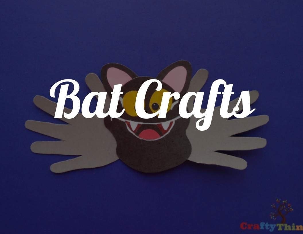 Easy Bat Handprint Craft with Free Template! CraftyThinking