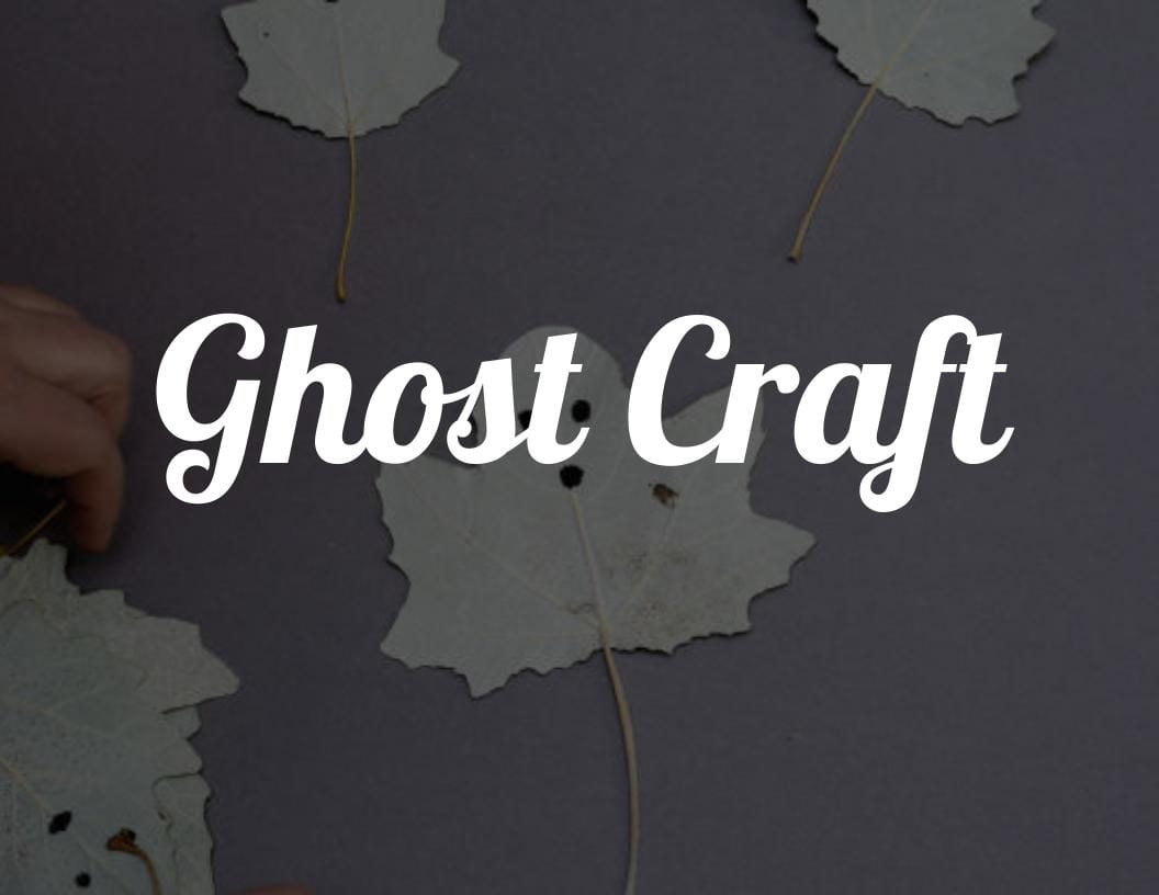 Fun Halloween Paper Crafts: Ghost Craft for Preschool