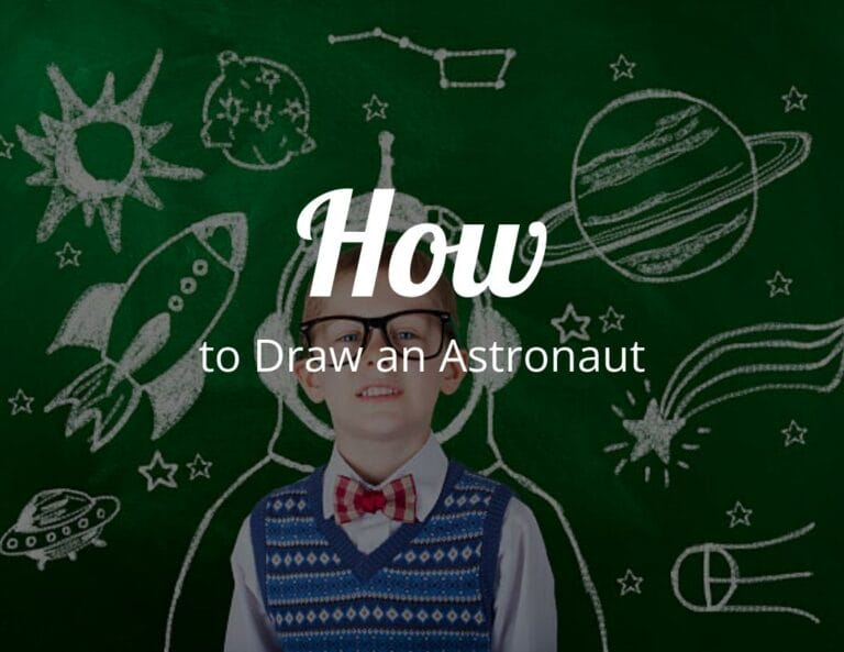 How to draw an astronaut?