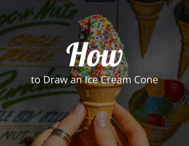 How to draw an ice-cream cone?