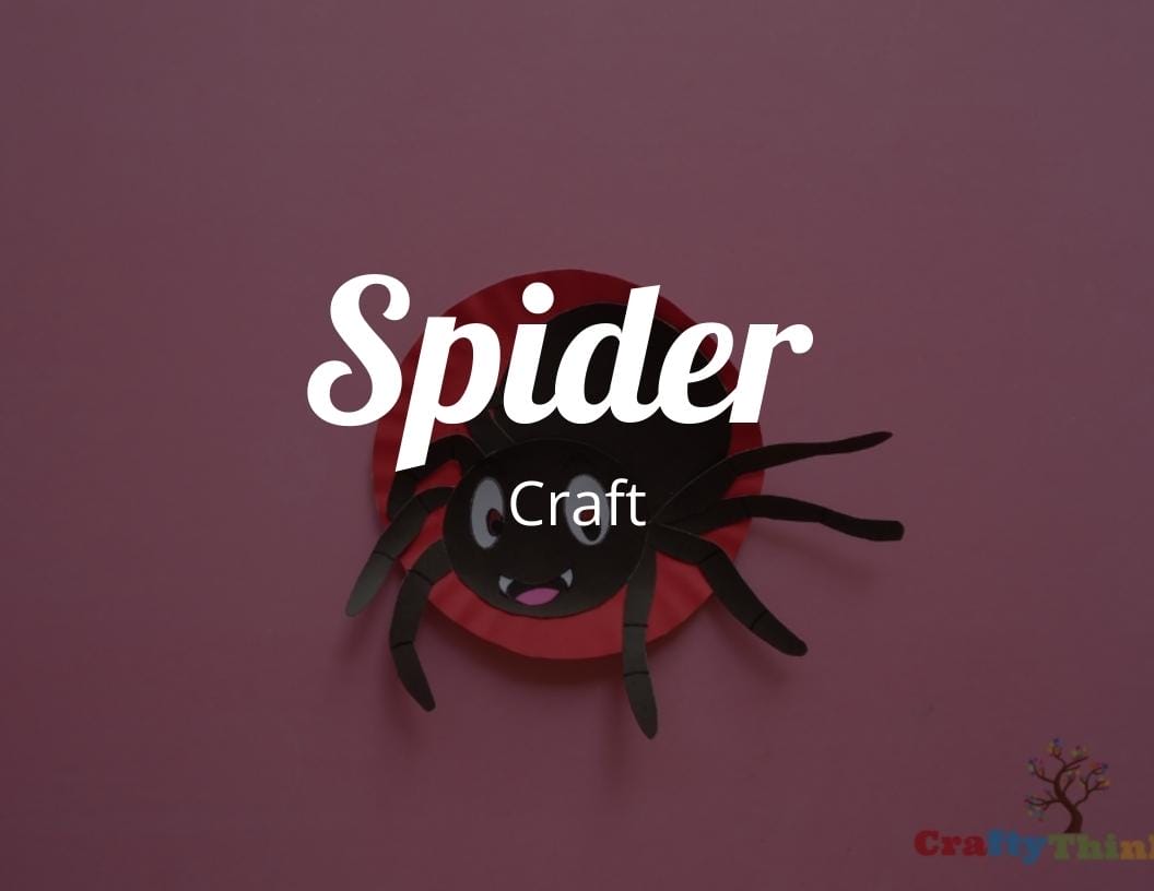 How to Make a Cute Spider Cut Out Template - Halloween Craft