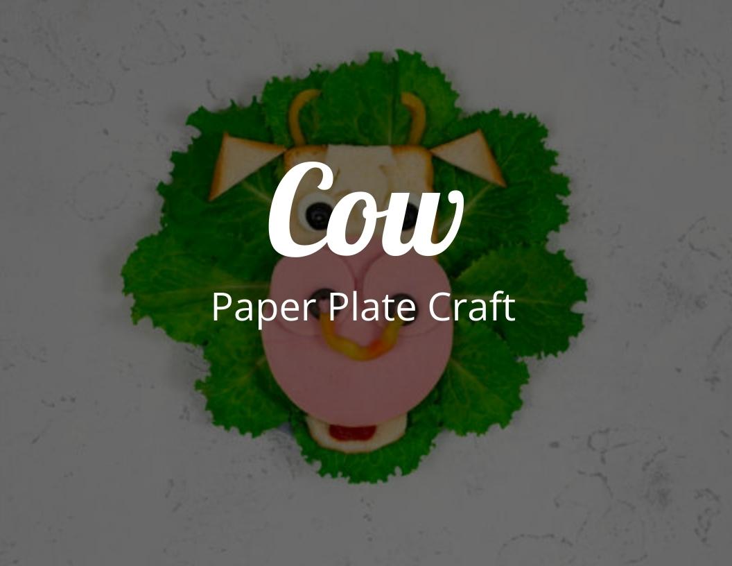 How to Create a Cow Paper Plate Craft with Free Cow Template