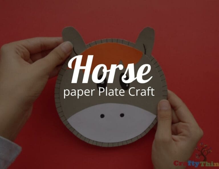 How to Create a Horse Paper Plate Craft with Free Horse Template