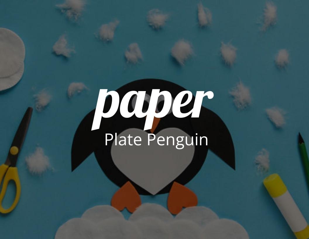 How to Create a Paper Plate Penguin Craft with Free Penguin Template