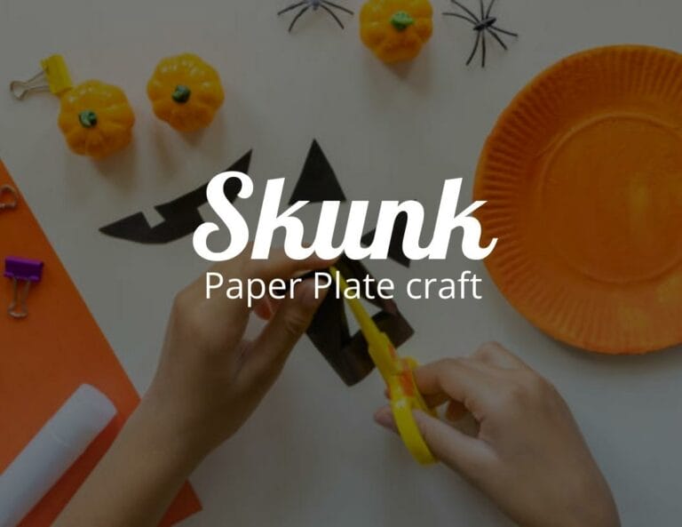 How to Create a Skunk Paper Plate Craft with Free Skunk Template