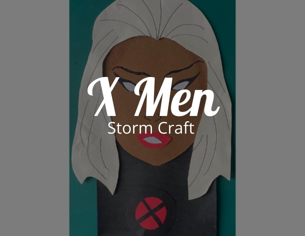 Easy Superhero Crafts - X Men Storm Printable