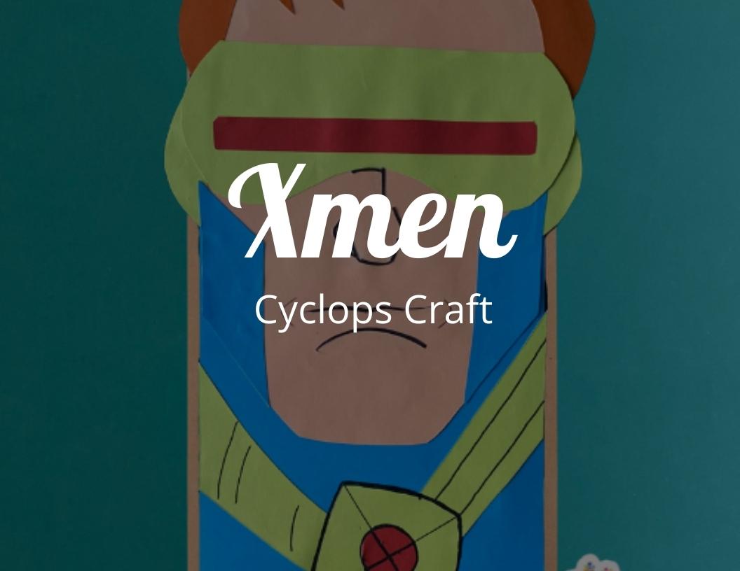 Cool Superhero Activity - Xmen Cyclops Craft