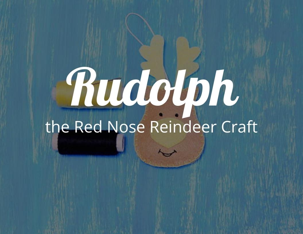 DIY Holiday Crafts: Rudolph the Red Nose Reindeer Craft