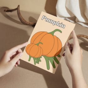 Autumn Handprint Craft Printables