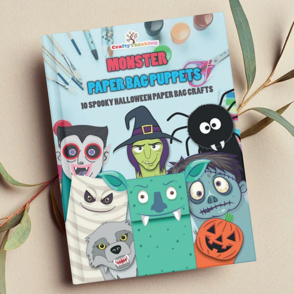 Halloween Paper Bag Puppets Printables