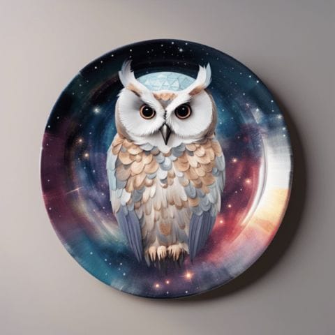 Paper Plate Owl