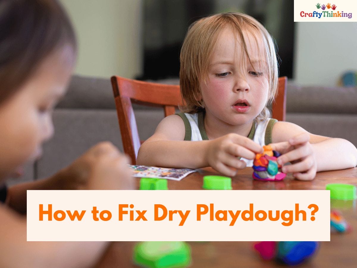 How to Soften PlayDoh Dry 4 Ways to Make Playdough Soft CraftyThinking