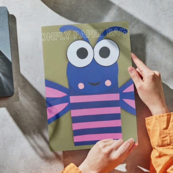 Insect Printables Paper Bag Puppets