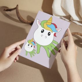 Unicorn Handprint Craft Printables